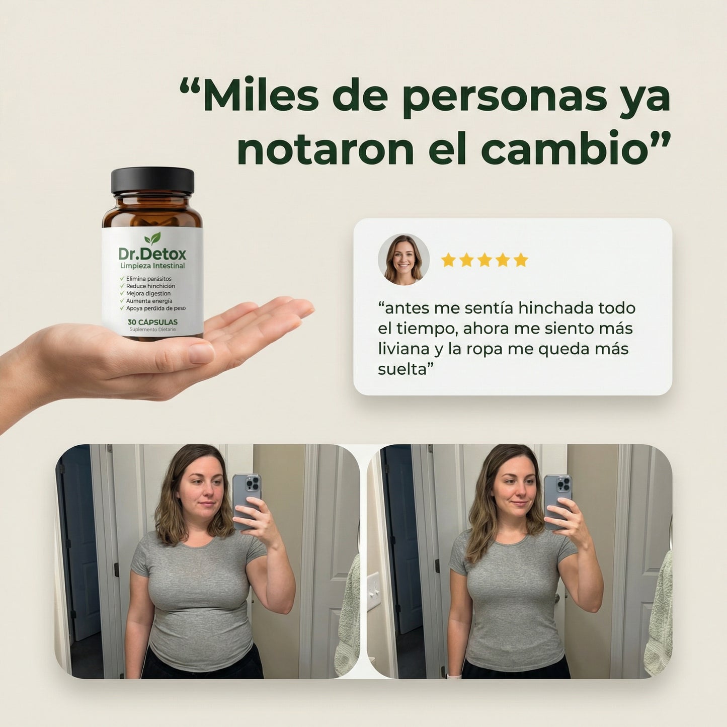 Dr. Detox™ | Deshinchate y limpiá tu intestino en 21 días